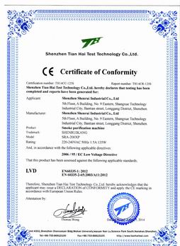 烟尘净化机CE认证